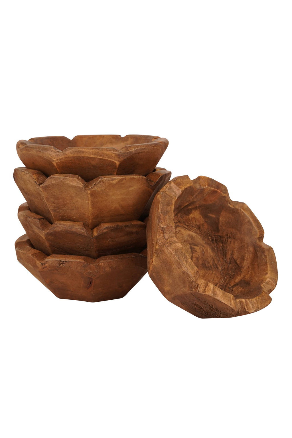 Wooden Stubby mini flower candle bowl Cusomize it..