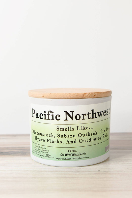 12 oz Pacific Northwest Conversation Wood Wick Candle