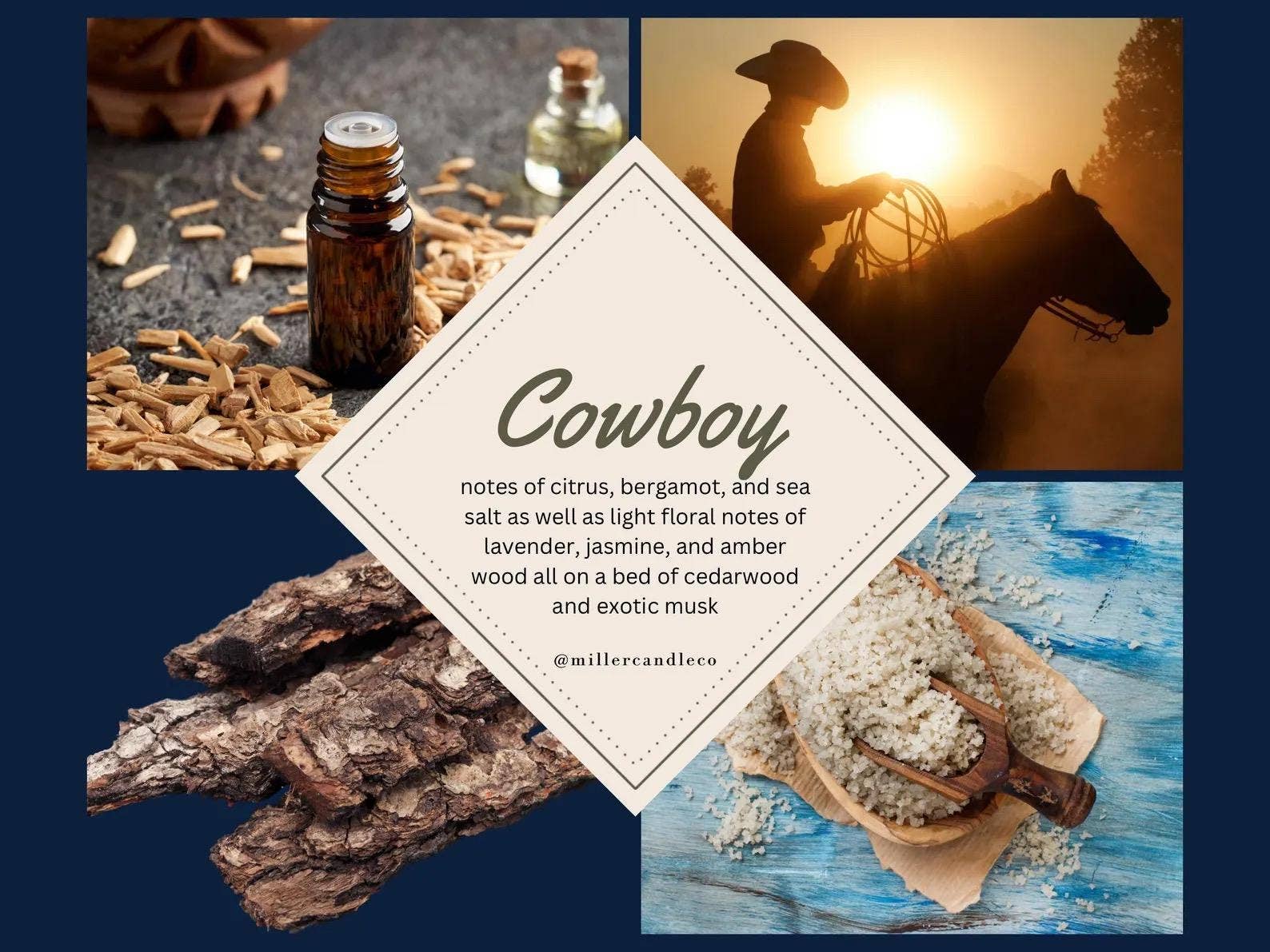 8oz Cowboy Candle