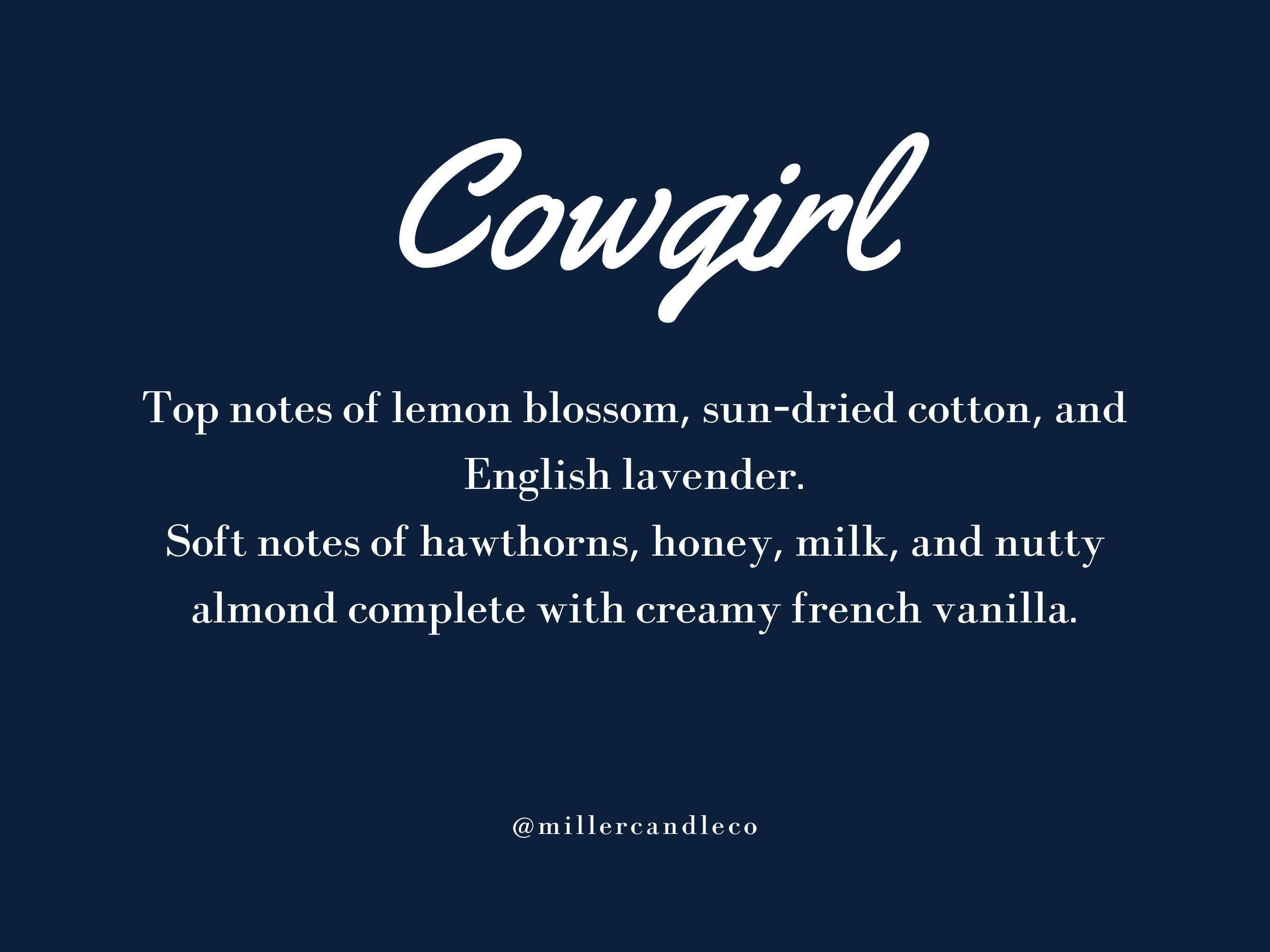 8oz Cow girl Candle
