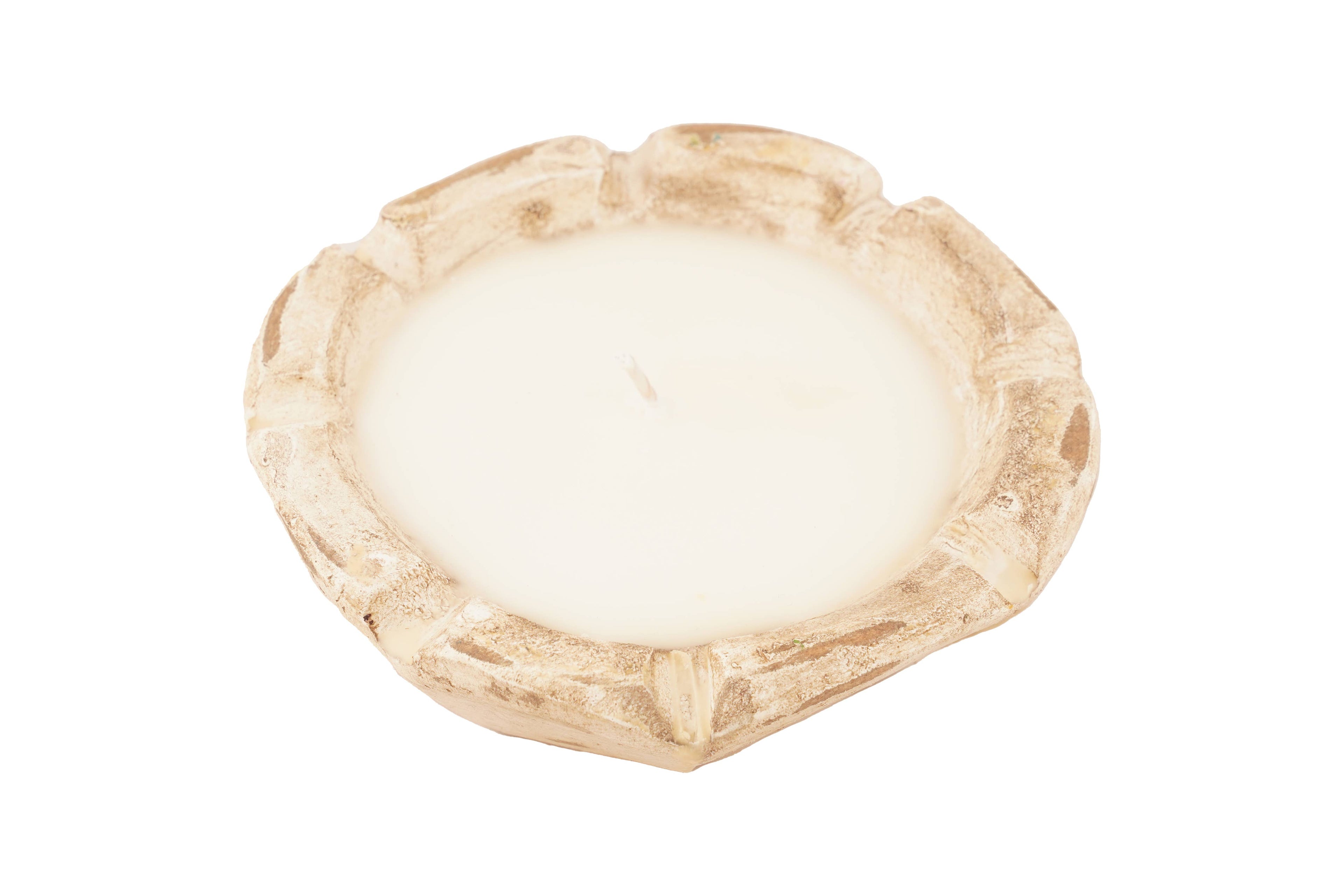 Wooden Stubby mini flower candle bowl Cusomize it..