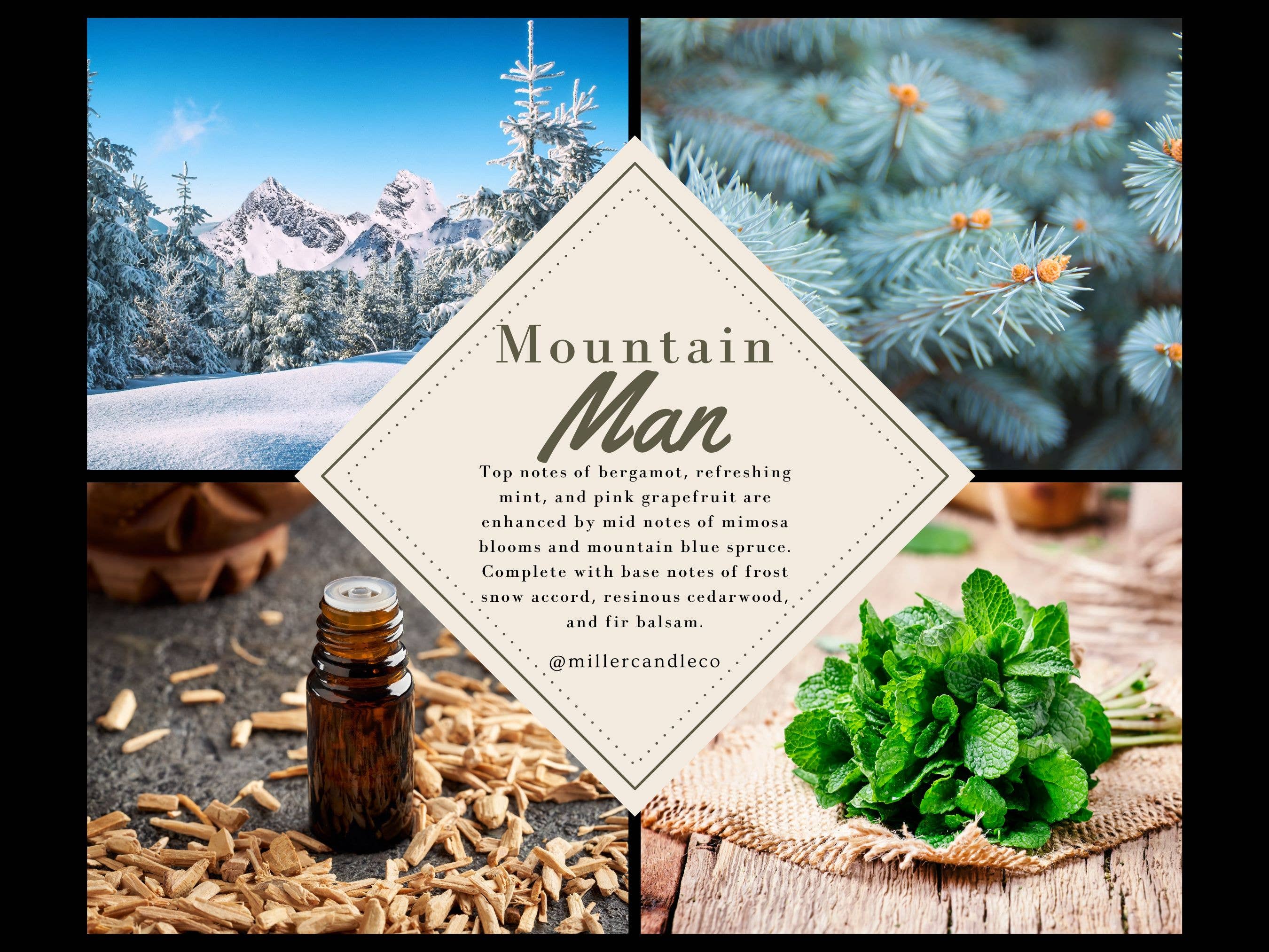 Western Men’s Cologne — Barn & Hive Collection, 50 ml Amber : Country Boy