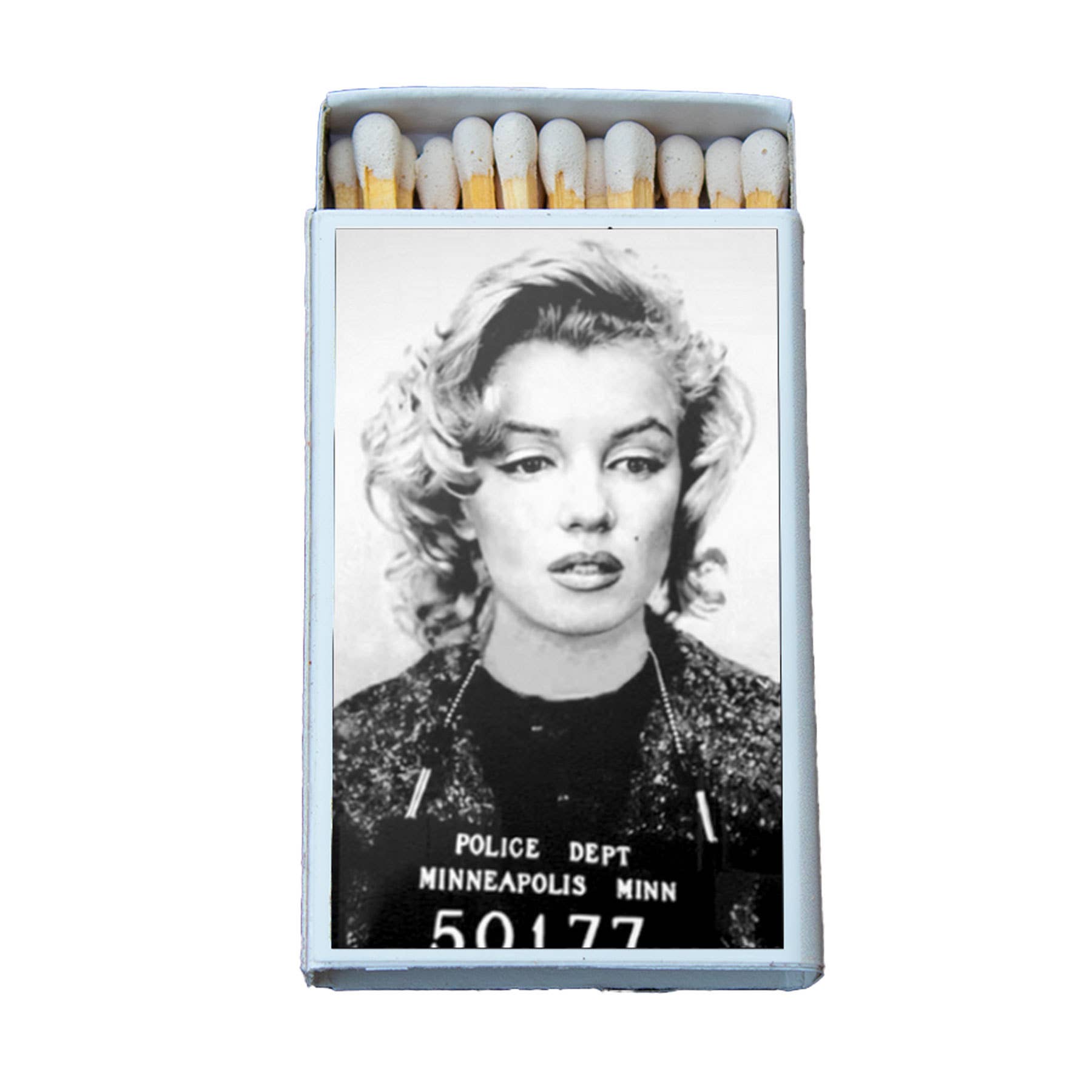 Matches • Celebrity Mug Shot • Home Decor for Candles