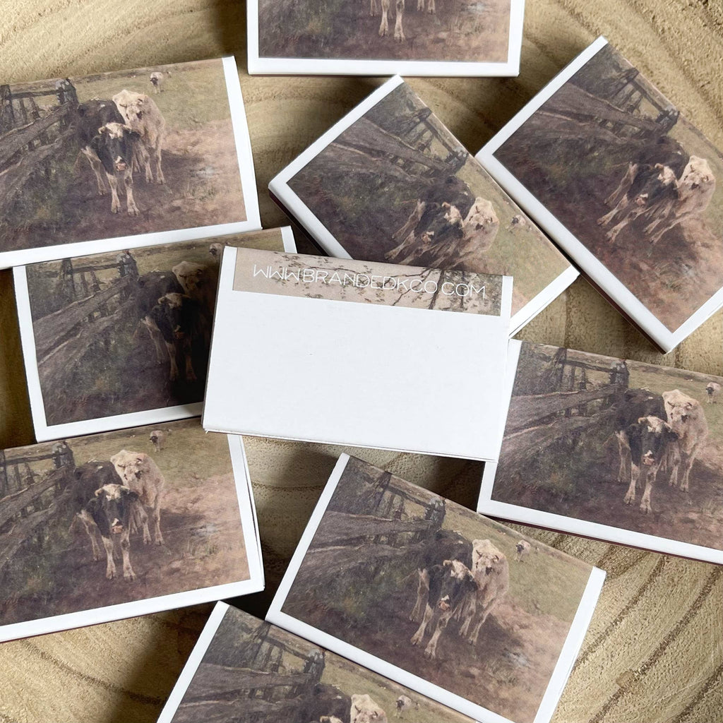 Cattlemen Cow Match Set // Vintage Landscape