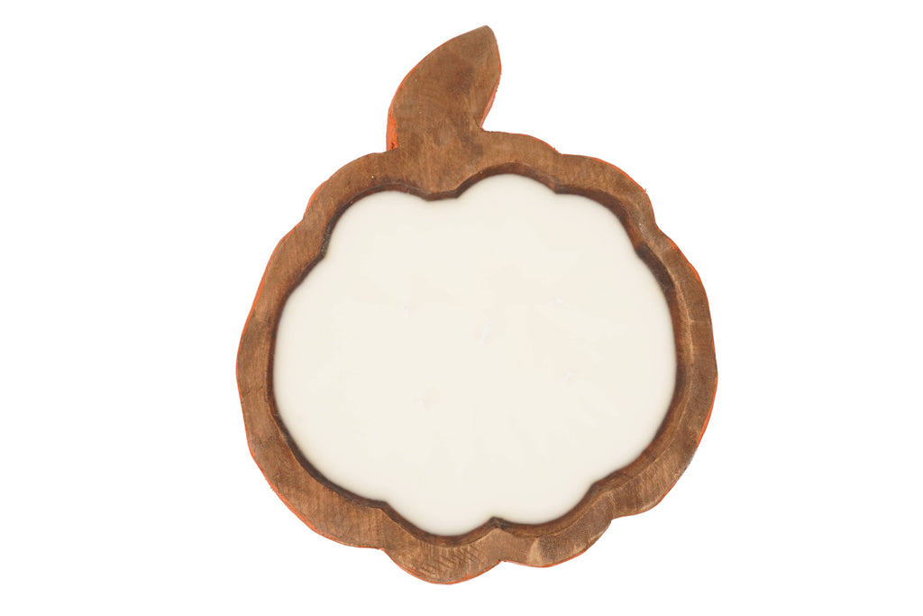 Pumpkin Large-Dough Bowl-Candle Ready 32-40oz  Harvest Orange Empty Customize it!