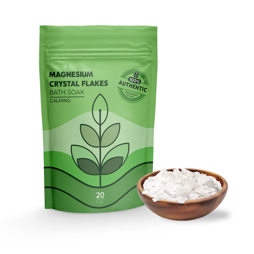 Magnesium Crystal Flakes Bath Soak - Calming - 20oz