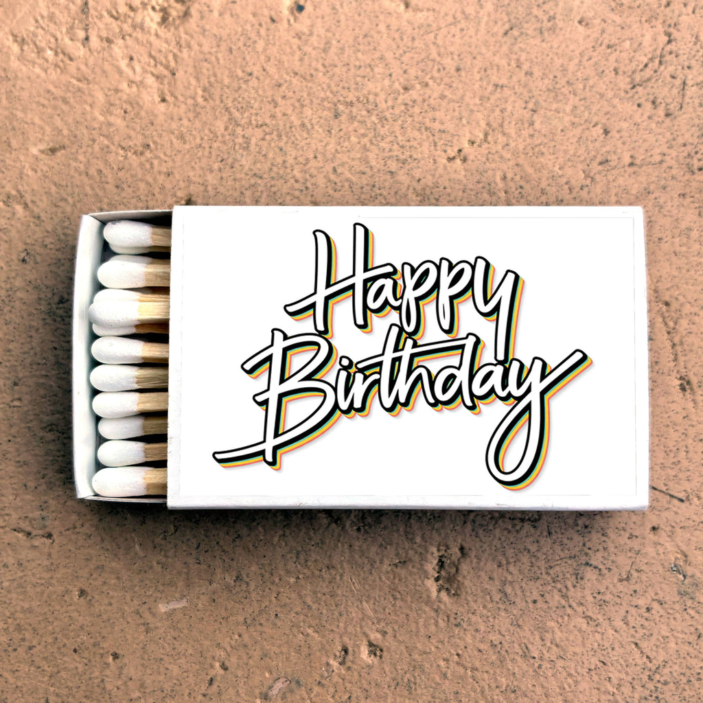 Matches • Happy Birthday • Home Decor for Candles & Incense