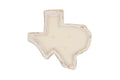 State of Texas-Carved Dough Bowl-Medium-10x10-Candle Ready: White