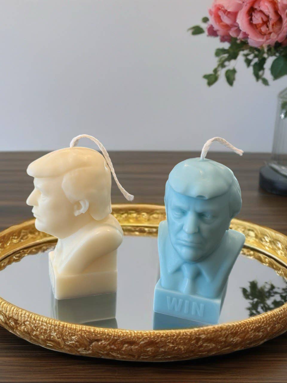 President Trump Shape Candle – Handmade Soy Scented Candle