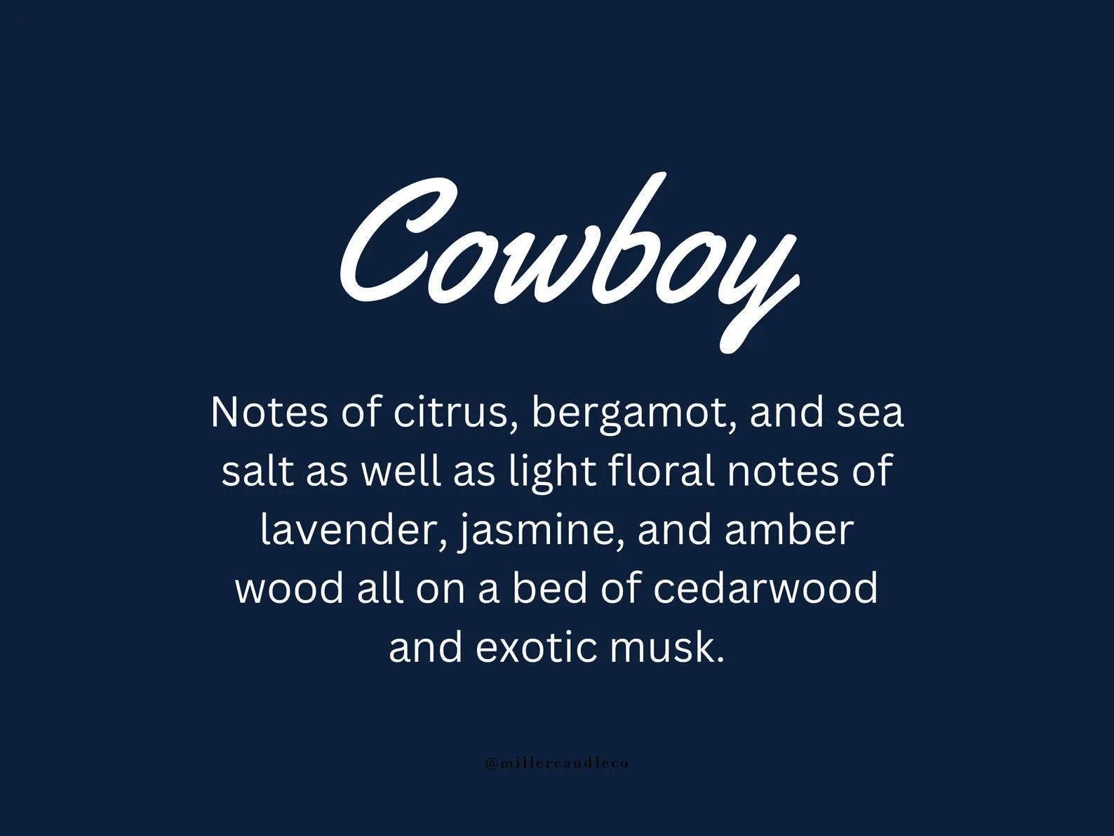 8oz Cowboy Candle