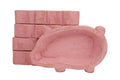 Pig Dough Bowl-6x10 in-Candle Ready16-20oz Pig Bowl Empty- Customize it!