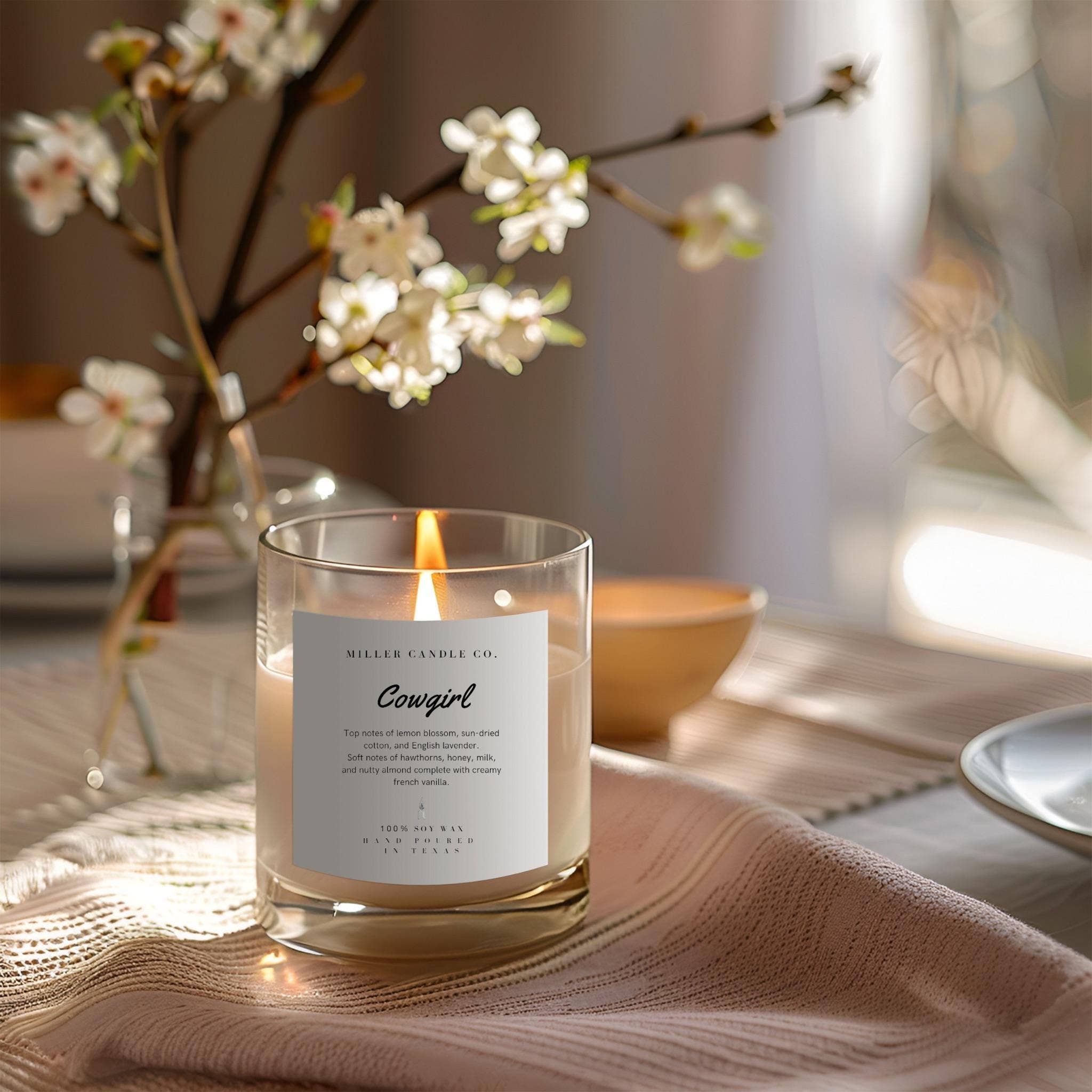 8oz Cow girl Candle