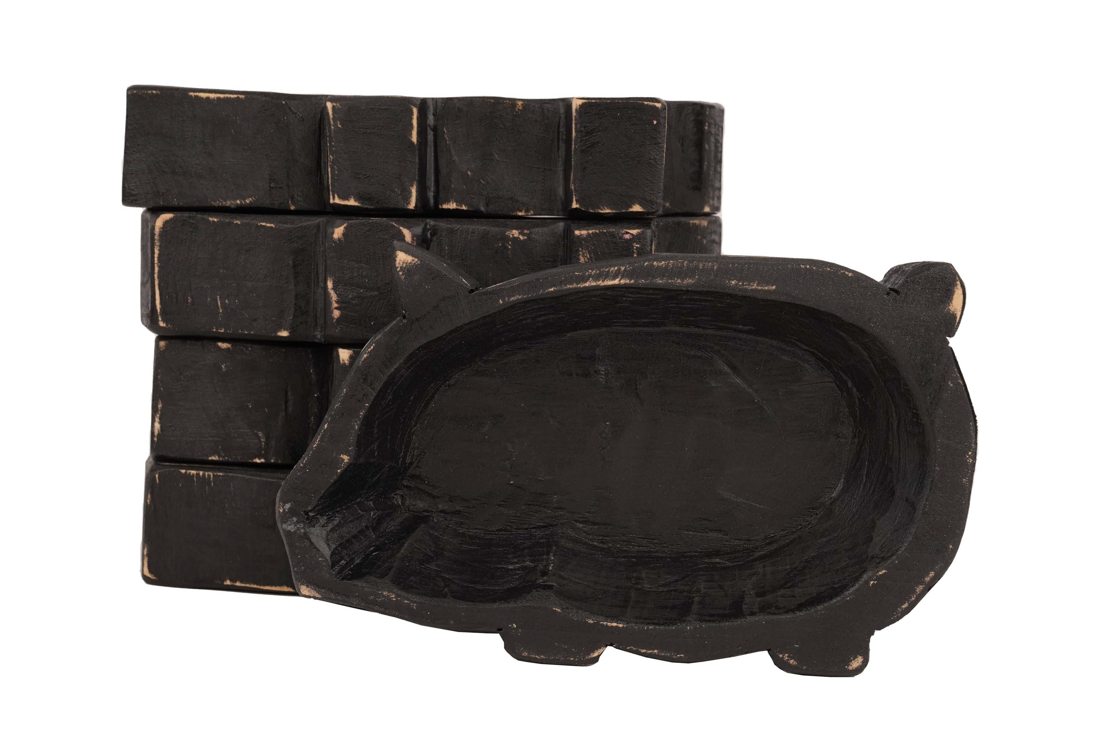 Pig Dough Bowl-6x10 in-Candle Ready16-20oz Pig Bowl Empty- Customize it!