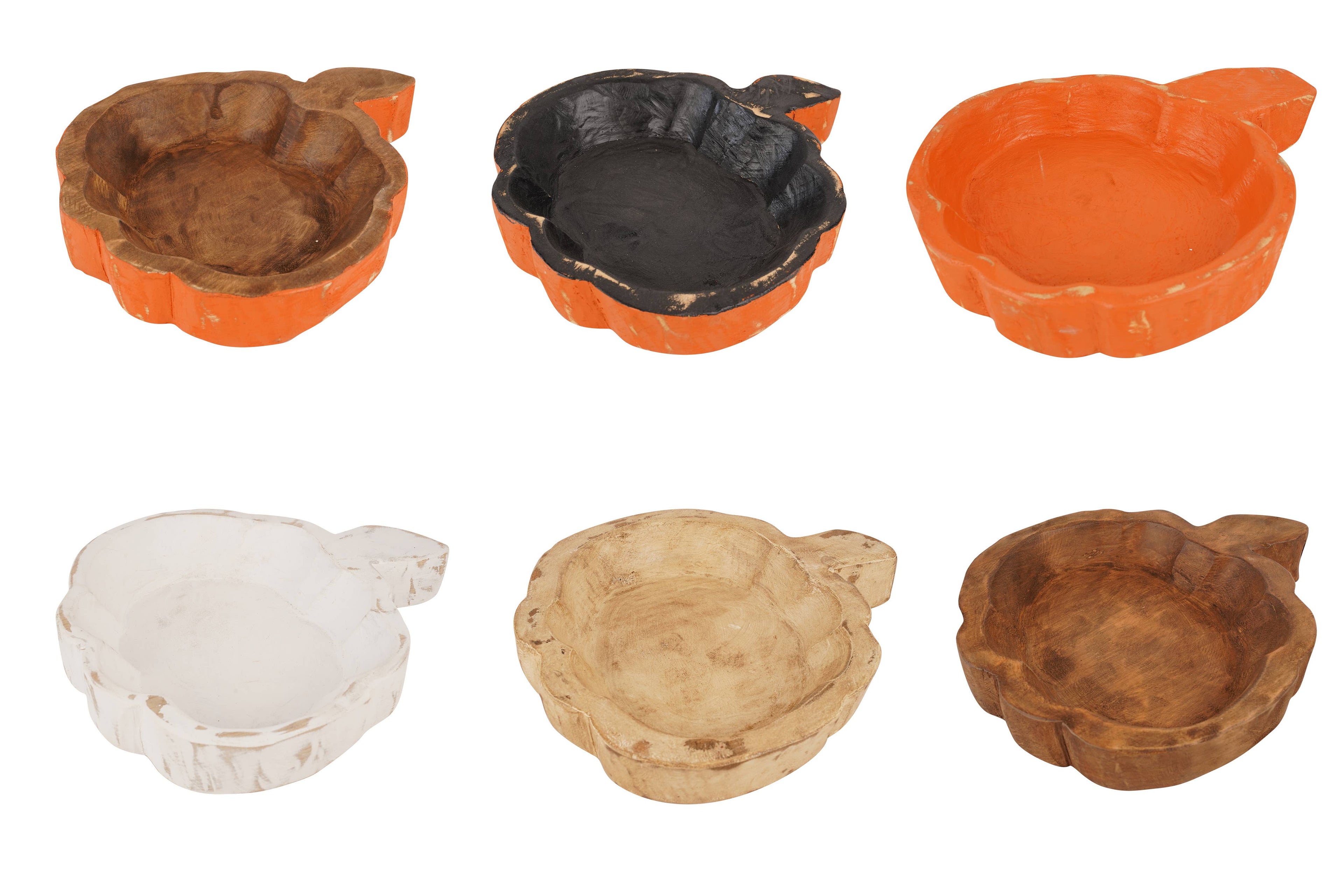Pumpkin Large-Dough Bowl-Candle Ready 32-40oz  Harvest Orange Empty Customize it!