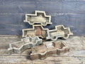 Wooden Dough bowl truck