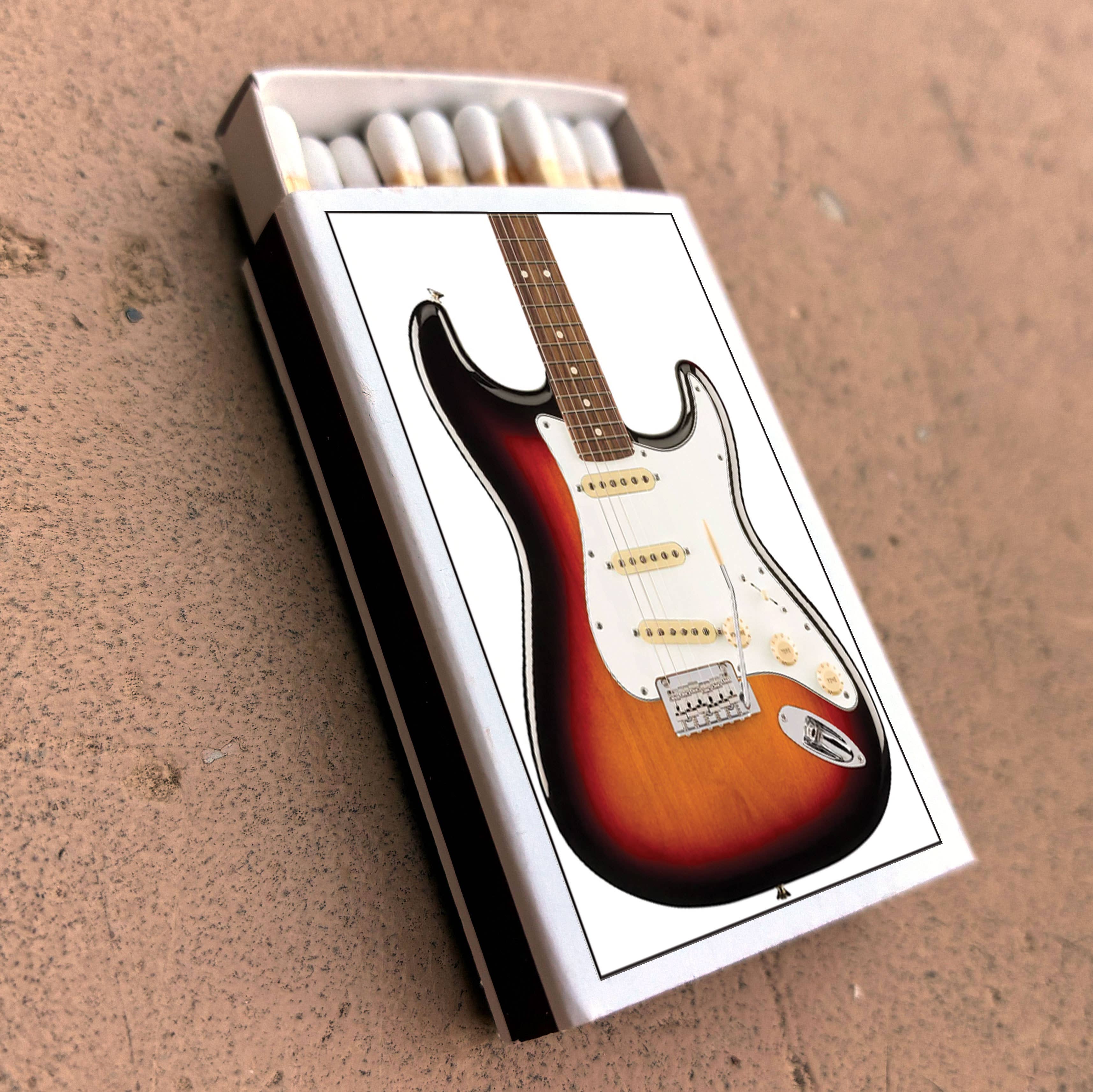 Matches • Electric Guitar • Home Decor for Candles & Incense