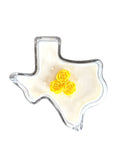 Soy Wax Candle - Texas Shaped Jar Collection: Rose Canyon