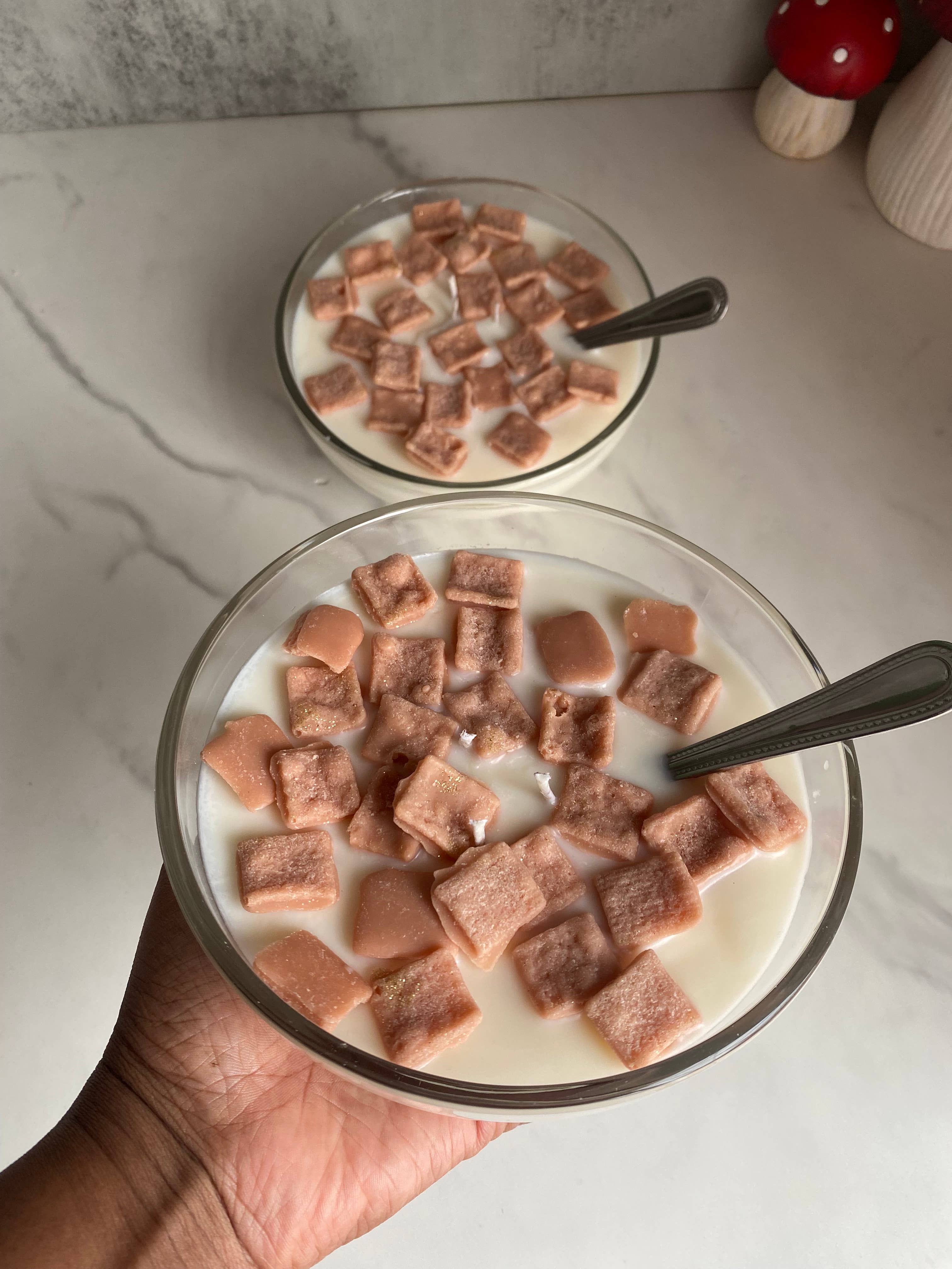 Cinnamon Toast Crunch  Cereal Bowl Large Soy Candle 