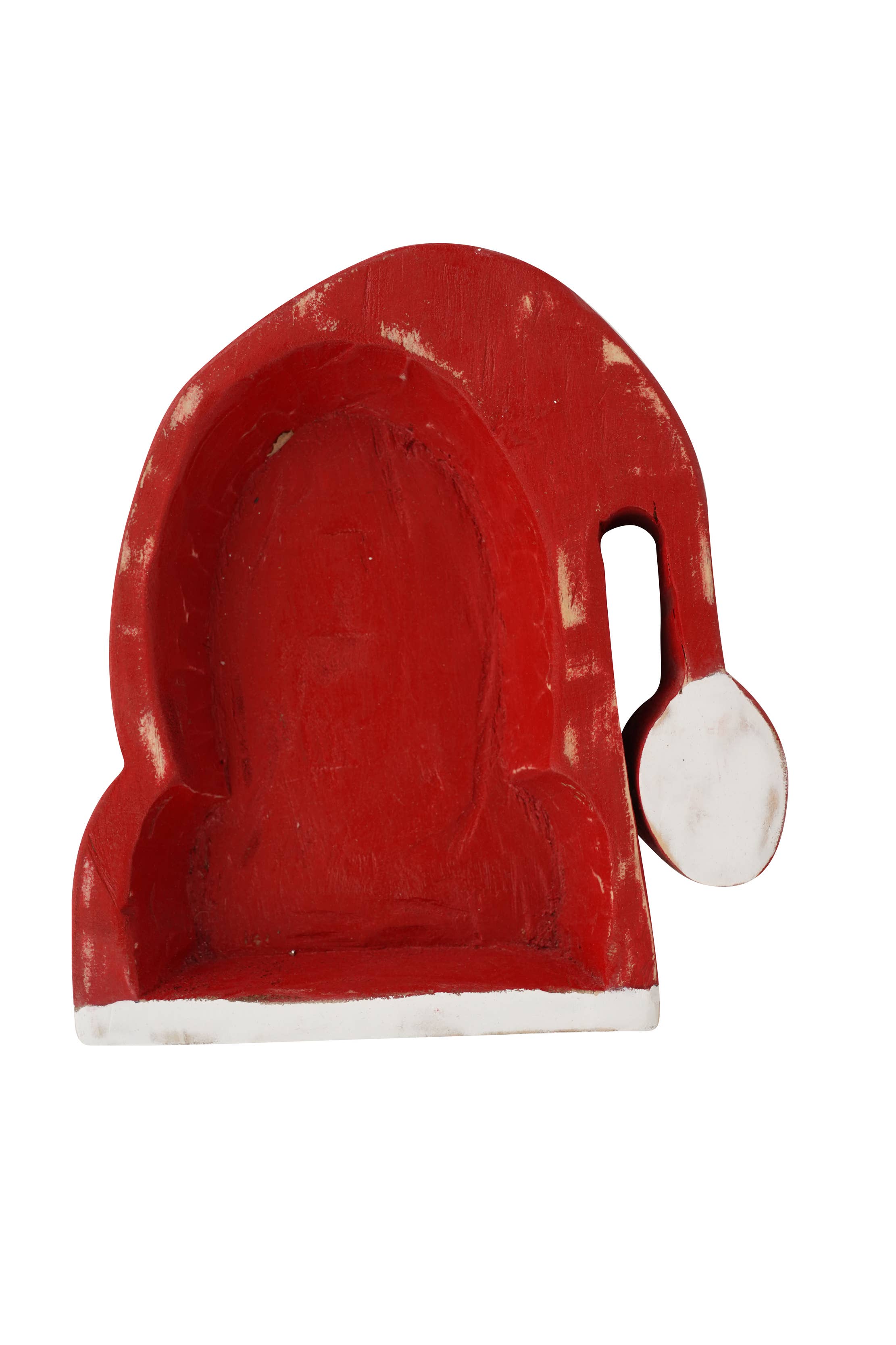 Santa Hat Dough Bowl-8x9-Christmas-Candle Ready-Santa Hat: Customize it.