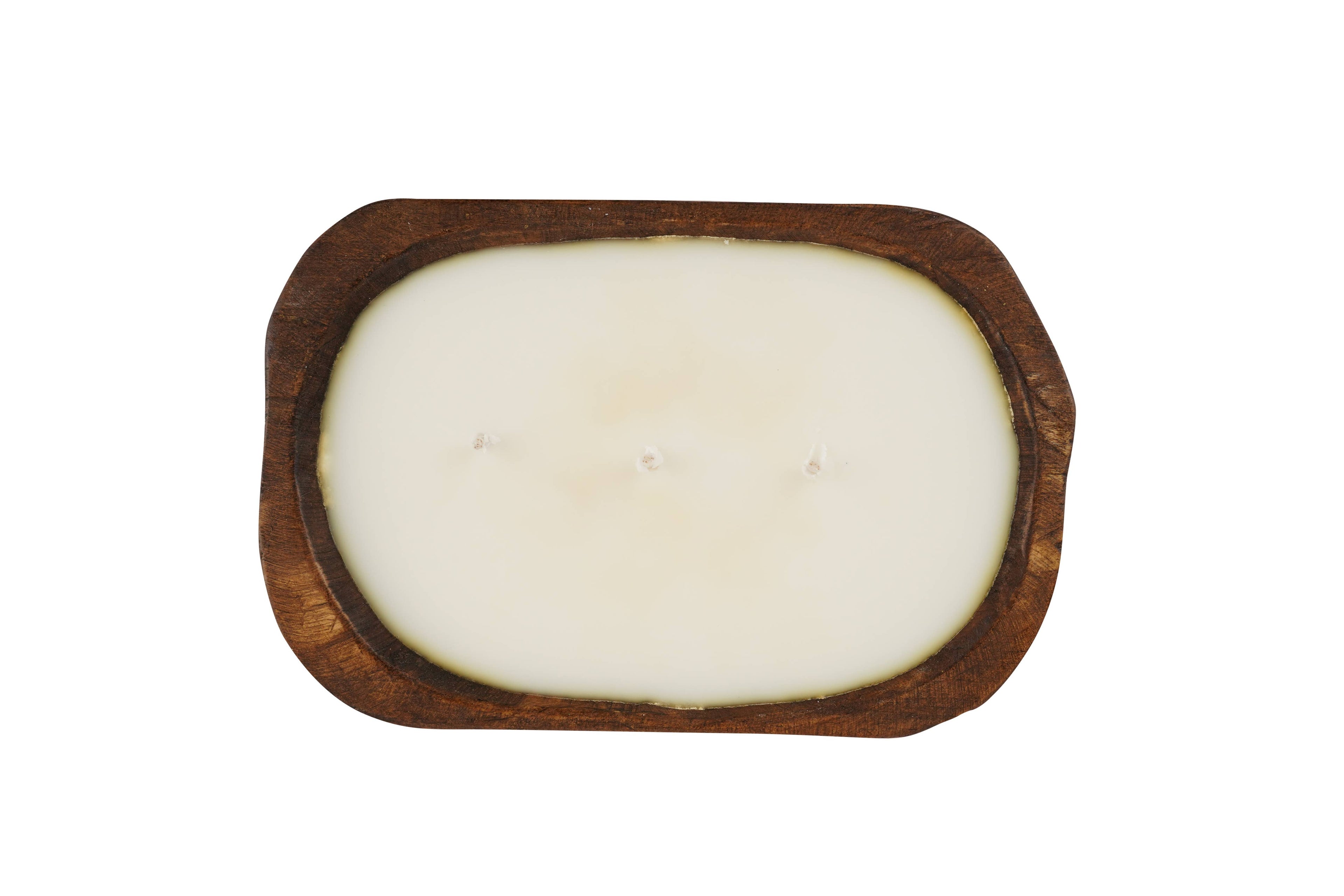Mini Dough Bowl - Candle Ready-6x10 inches-Waxed Empty- Customize it!