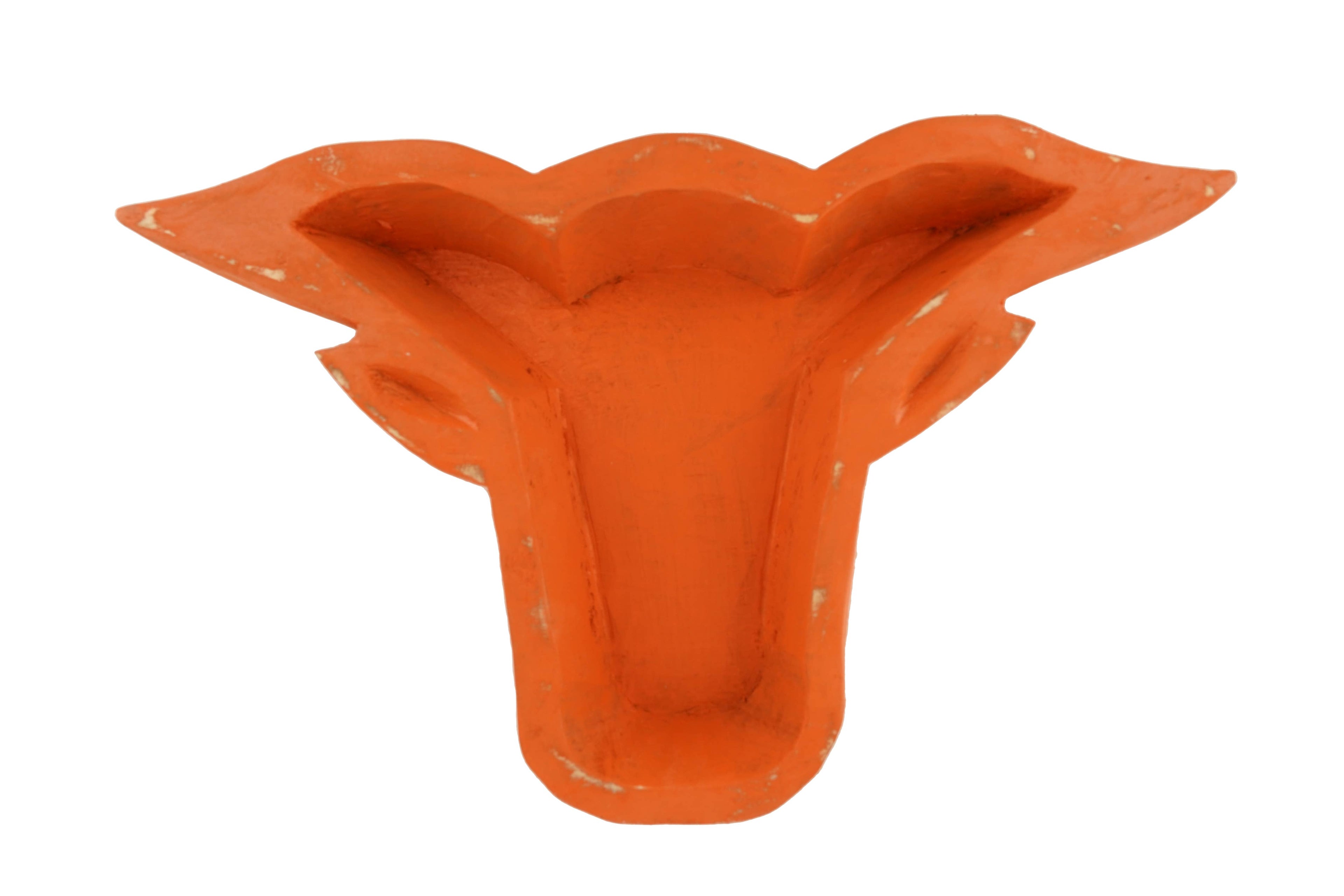 Longhorn Dough Bowl-Candle Ready-10x18 inches-Large: Burnt Orange 34oz! Customize it.
