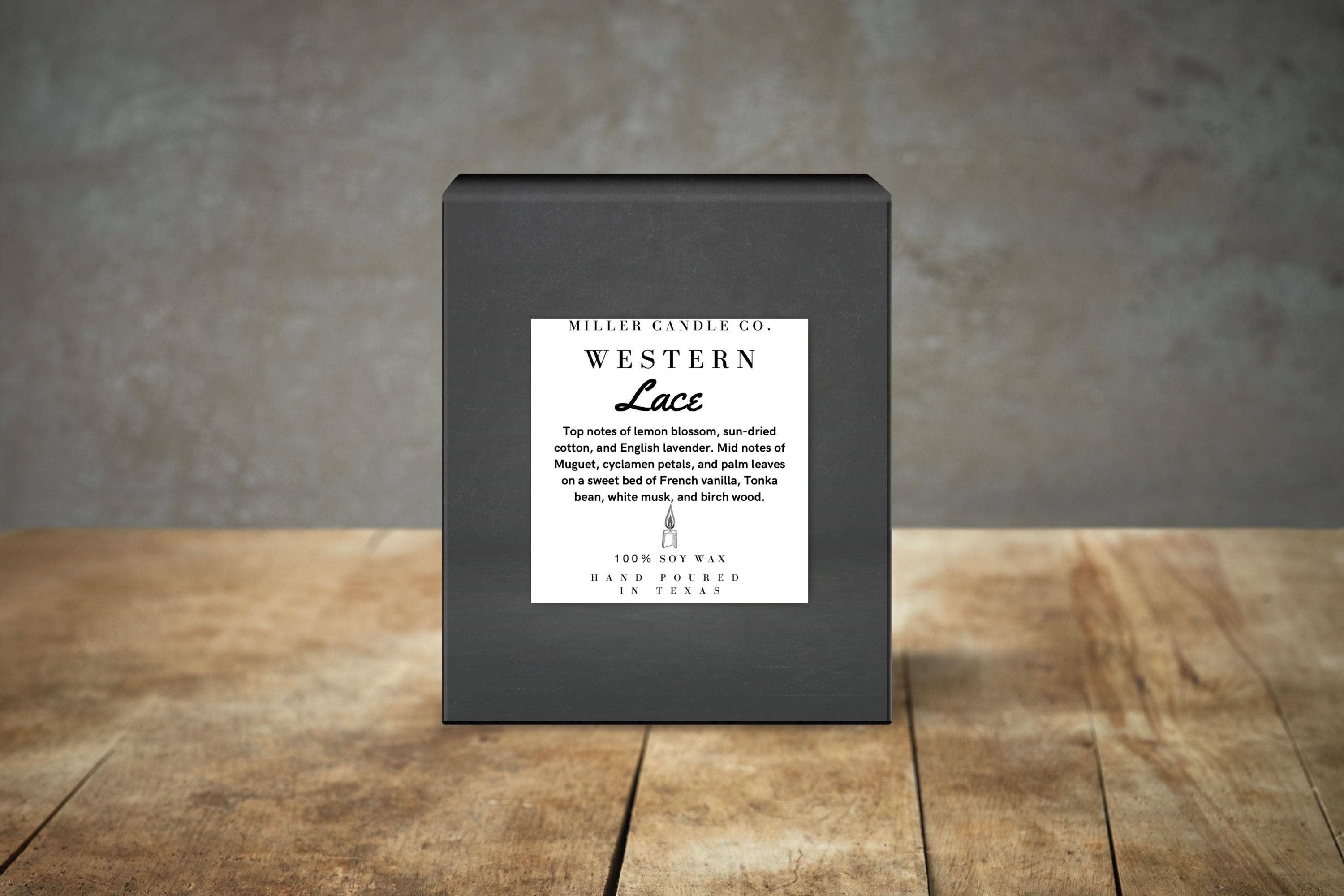 Western Lace Candle 8oz