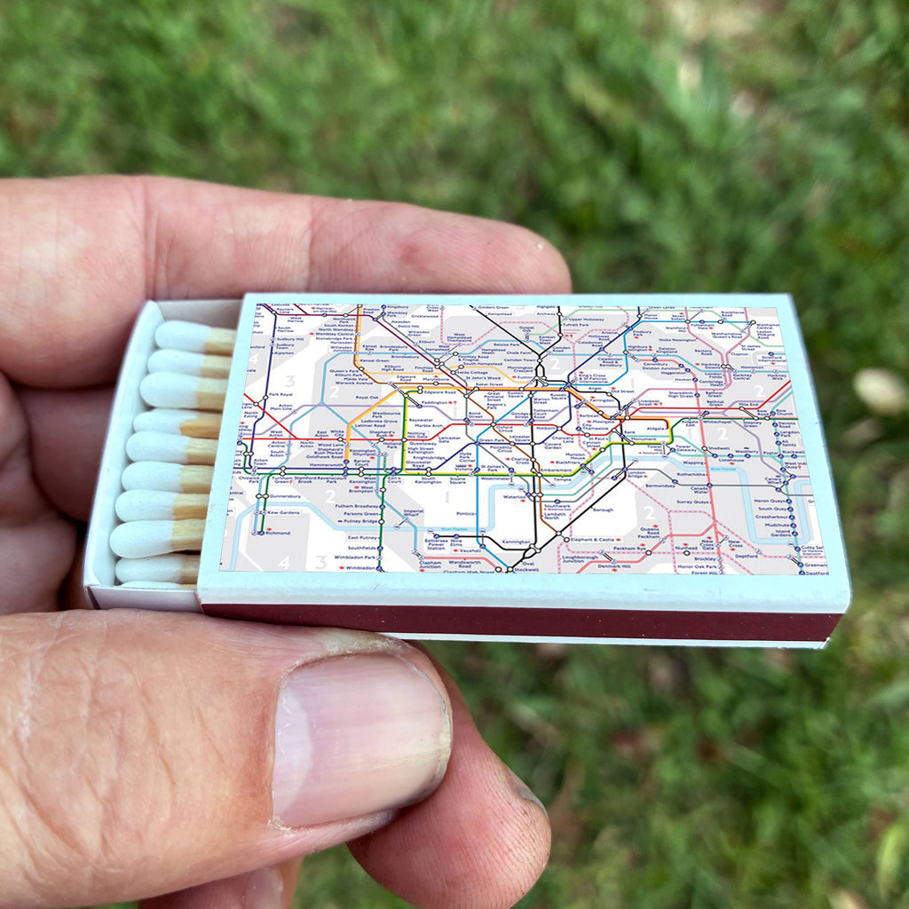 Matches • Underground Map • Home Decor for Candles & Incense