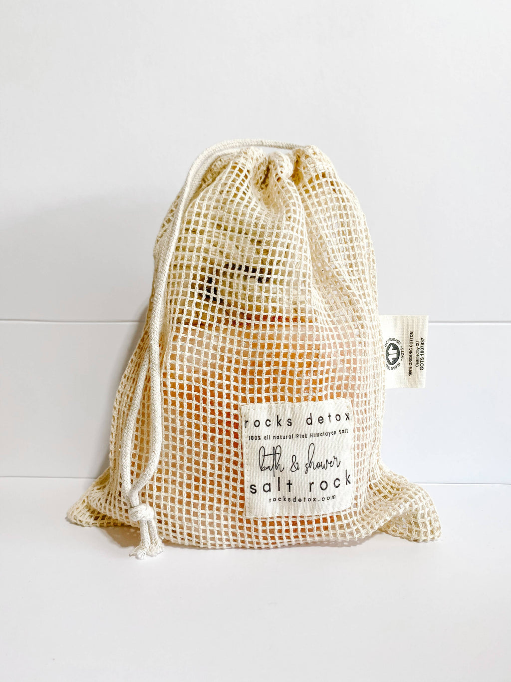 Pink Himalayan Bath and Shower Salt Rock Small: Volcano Citrus