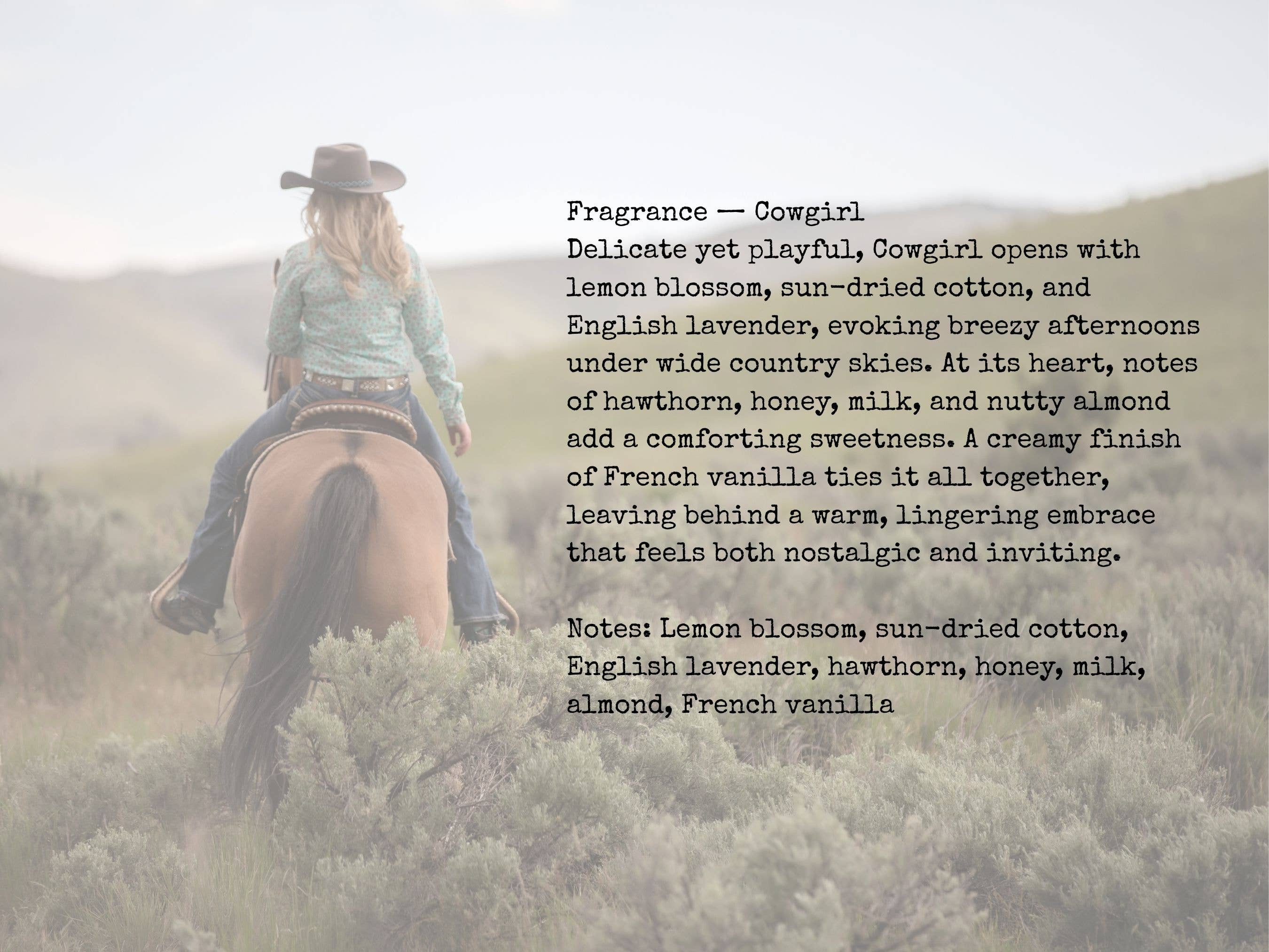 Cowgirl Room Spray – 4 oz Amber Glass Bottle