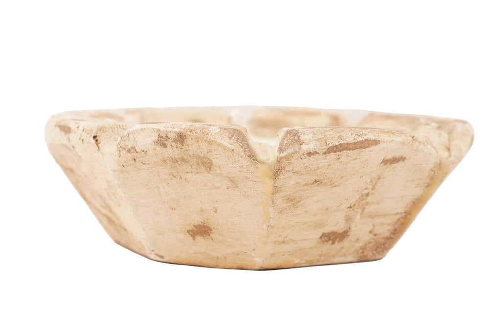 Wooden Stubby mini flower candle bowl Cusomize it..