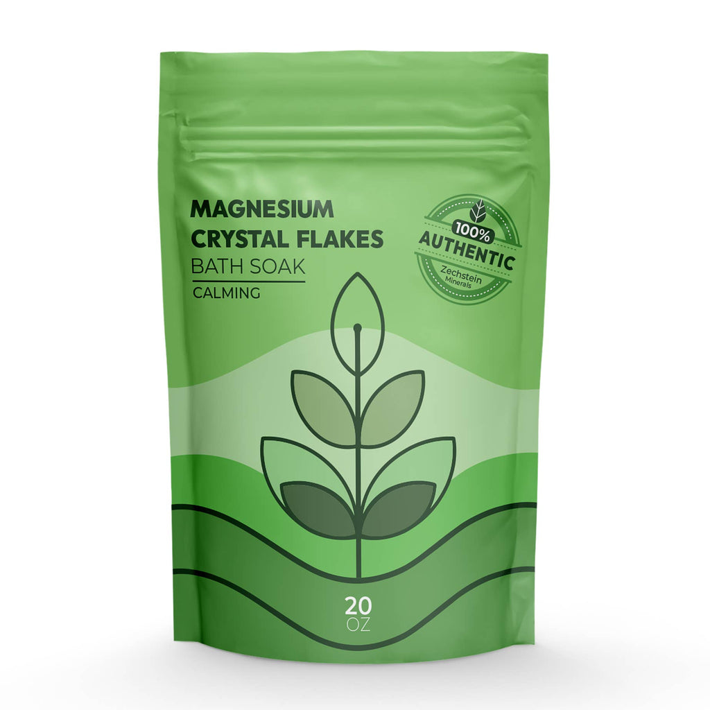 Magnesium Crystal Flakes Bath Soak - Calming - 20oz