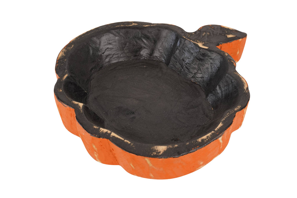 Pumpkin Large-Dough Bowl-Candle Ready 32-40oz  Harvest Orange Empty Customize it!