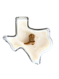 Soy Wax Candle - Texas Shaped Jar Collection: Smoky Mesa