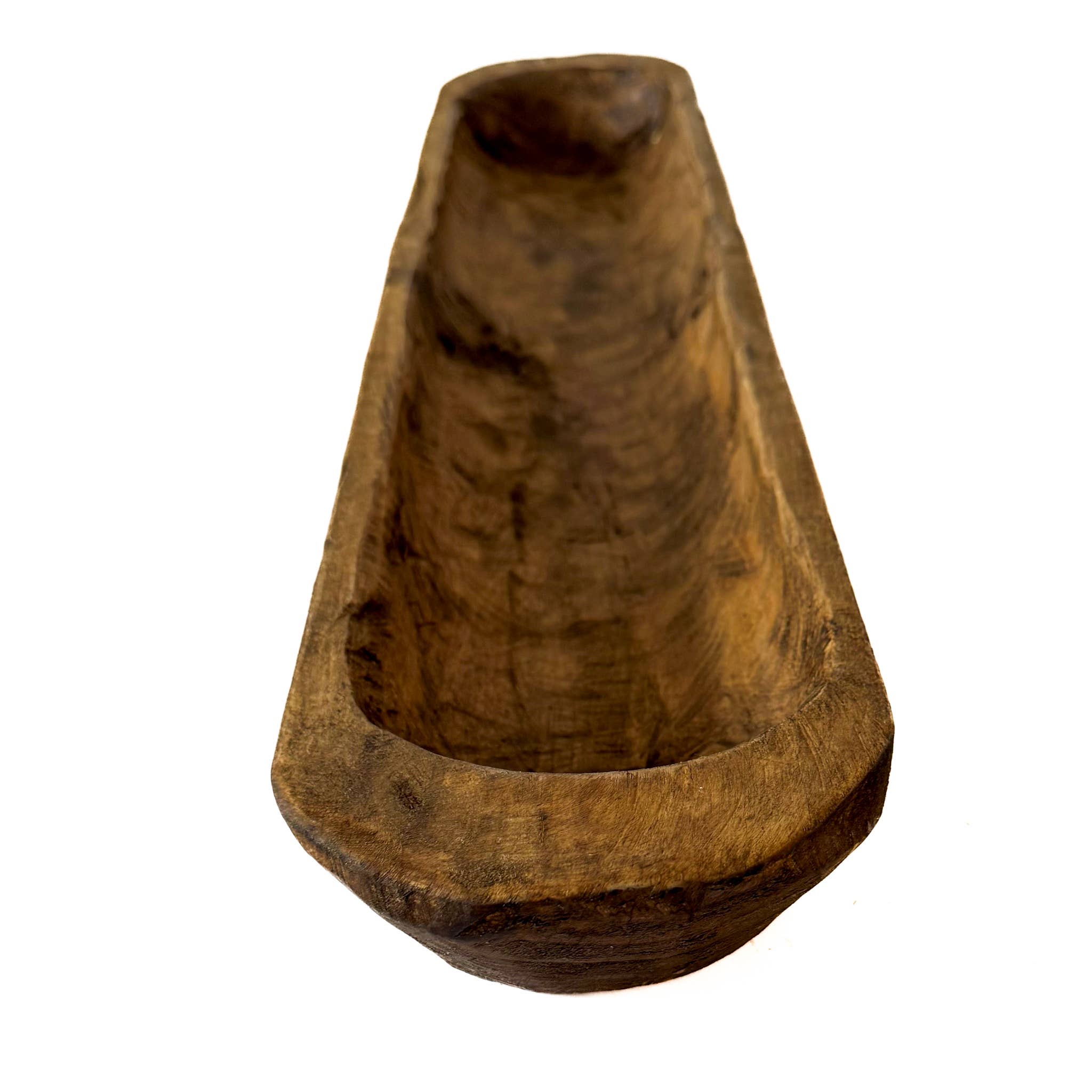 Medium Wood Dough Bowl Empty (28- 30"L): Customize it.