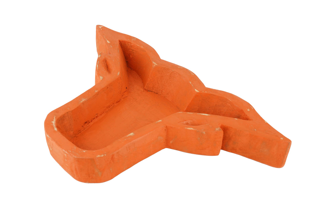 Longhorn Dough Bowl-Candle Ready-10x18 inches-Large: Burnt Orange 34oz! Customize it.