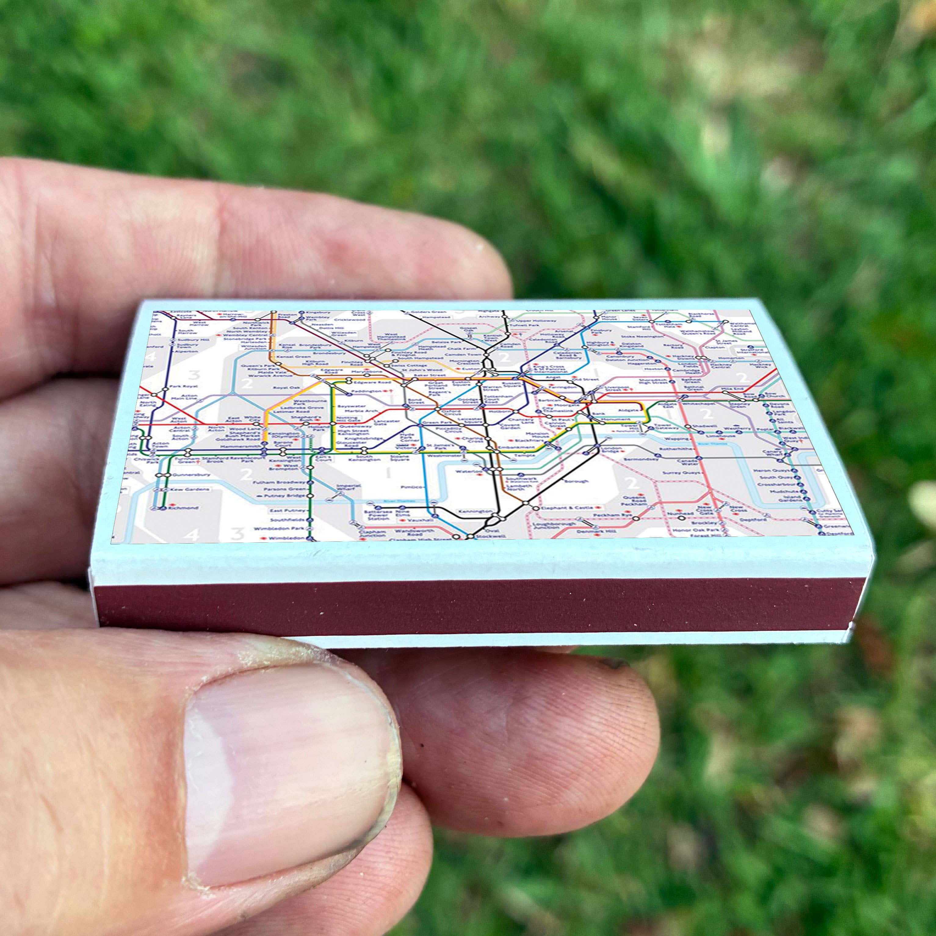 Matches • Underground Map • Home Decor for Candles & Incense