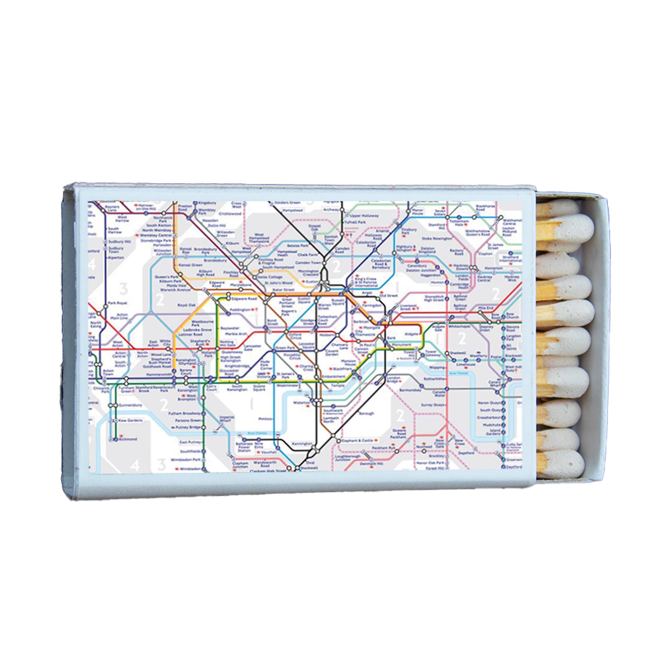 Matches • Underground Map • Home Decor for Candles & Incense