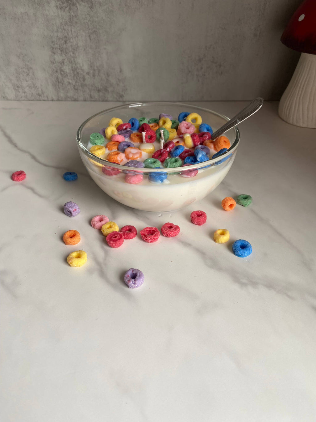 Fruit Loops Cereal Bowl Large Soy Candle 12-14oz