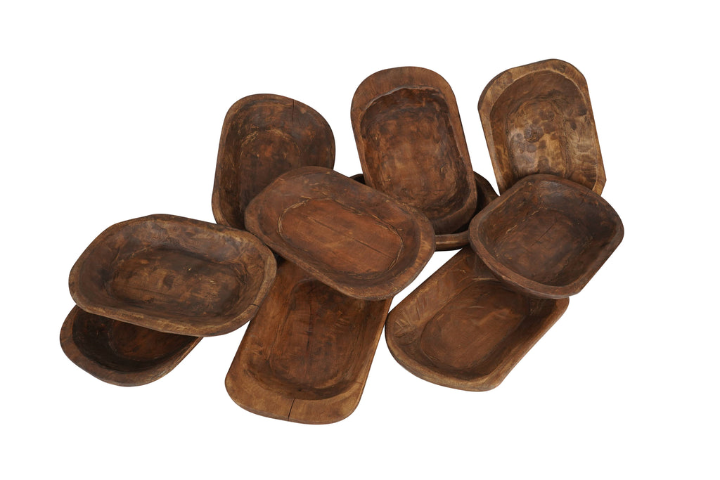 Mini Dough Bowl - Candle Ready-6x10 inches-Waxed Empty- Customize it!