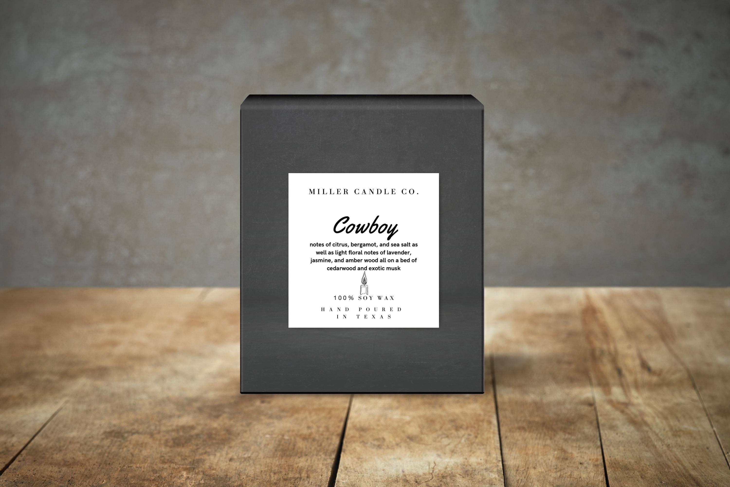 8oz Cowboy Candle
