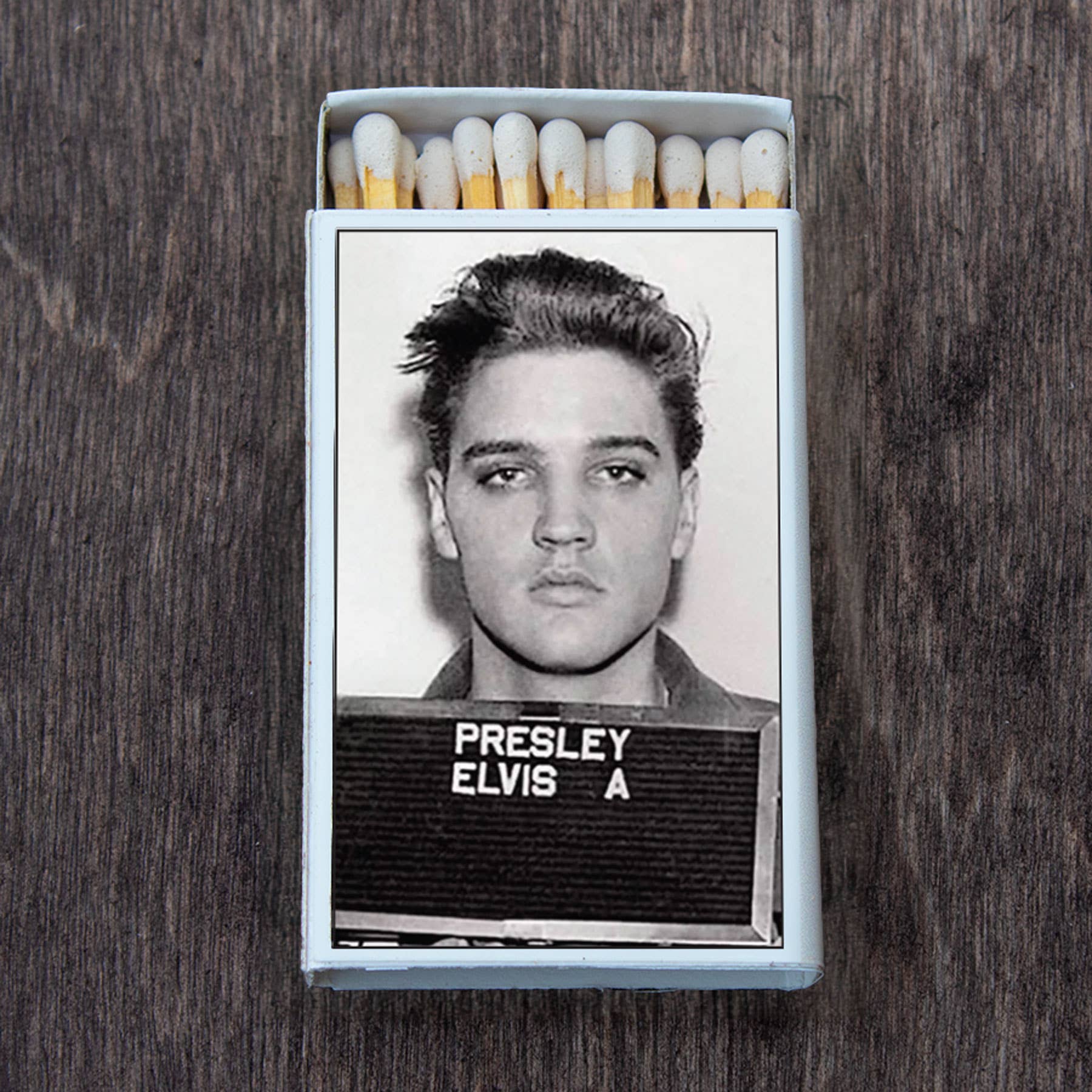Matches • Celebrity Mugshot Matchboxes • Candle Accessory