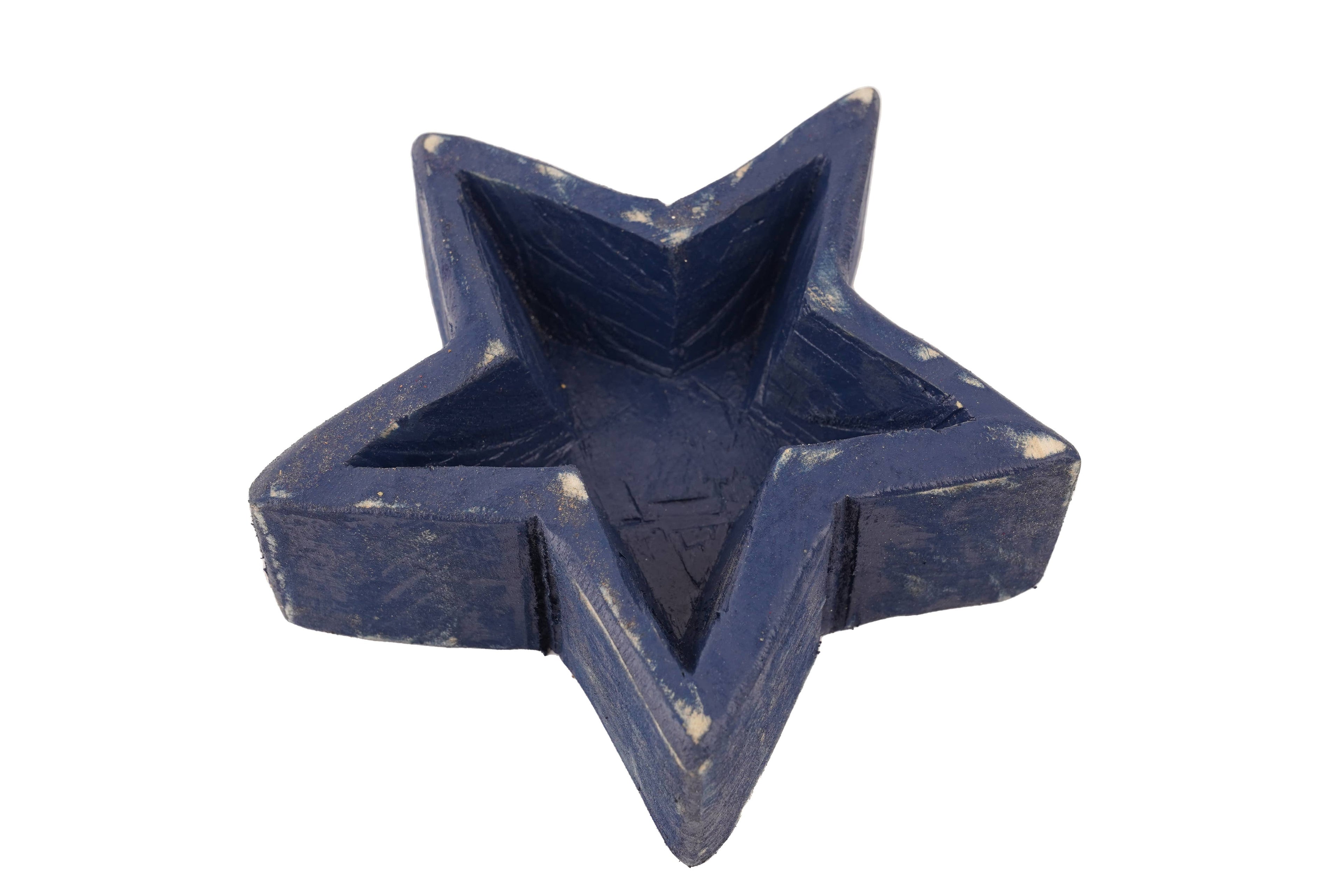 Star Dough Bowl-Small-7x7-Candle Ready- Blue Customize it..