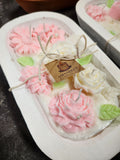 Floral Dough Bowl Candles. Customize it.