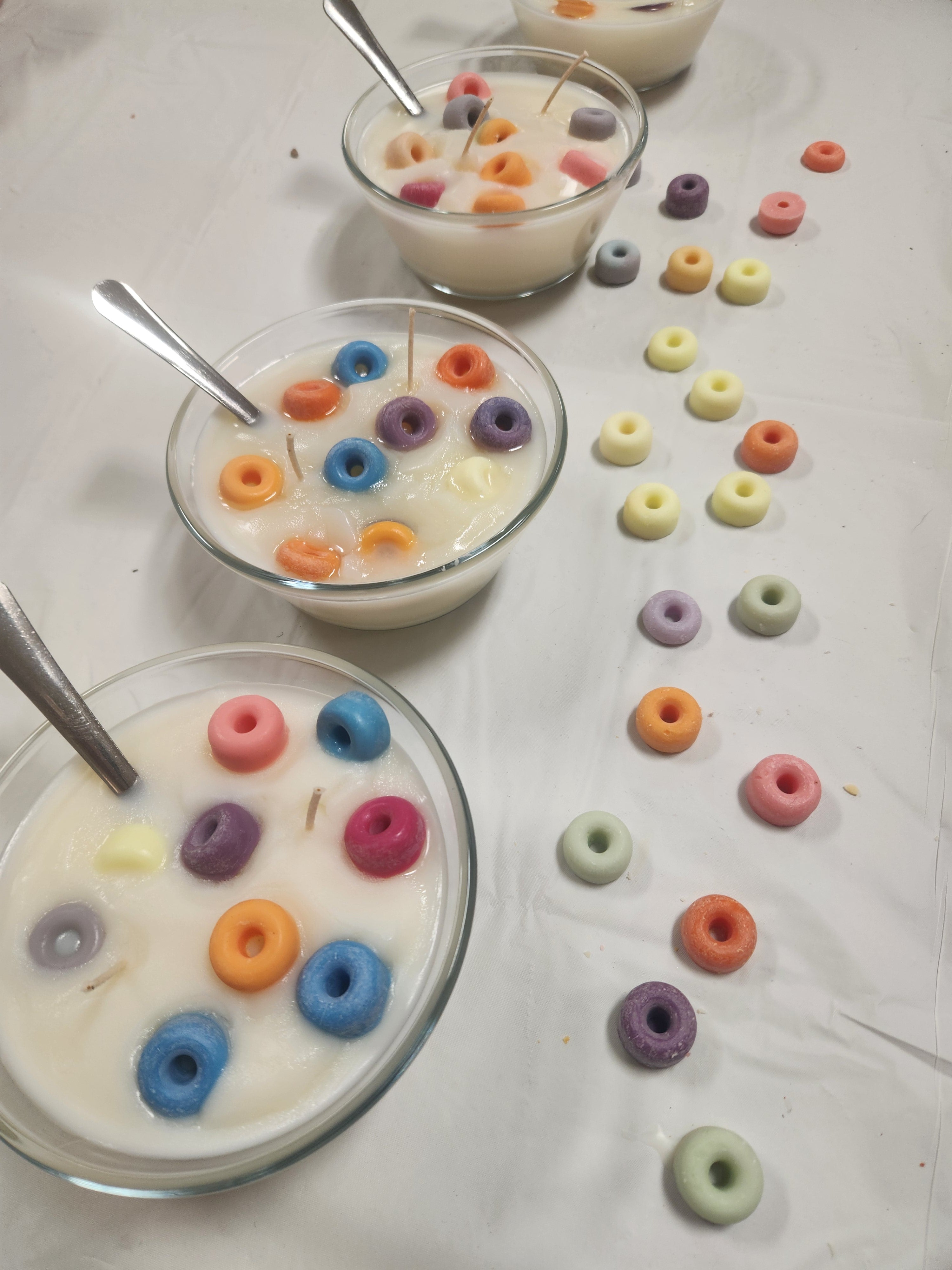 Fruit Loops Cereal Bowl Large Soy Candle 12-14oz