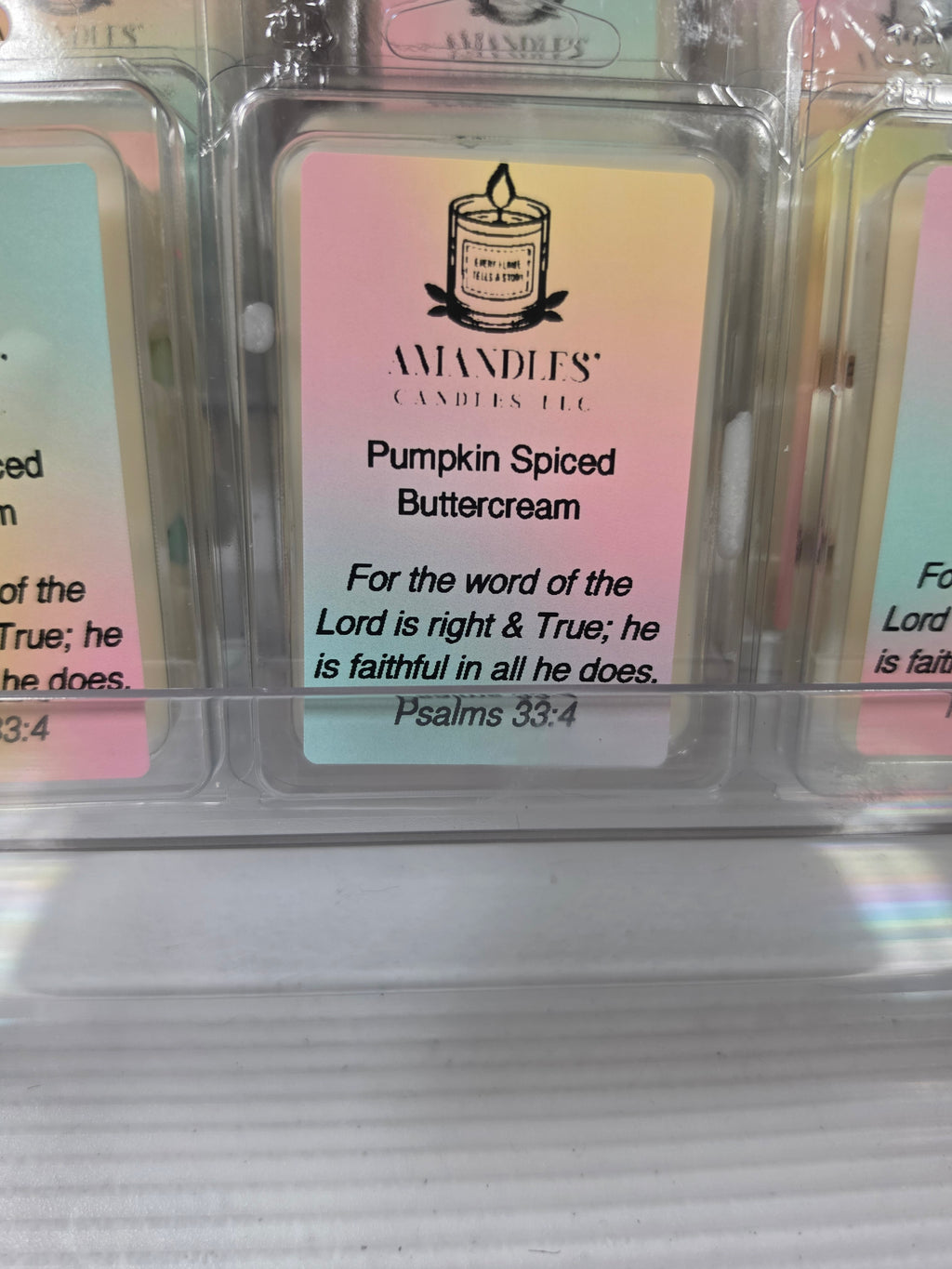 Amandles' Candles Pumpkin 🎃 Spice Buttercream Scented Waxmelts