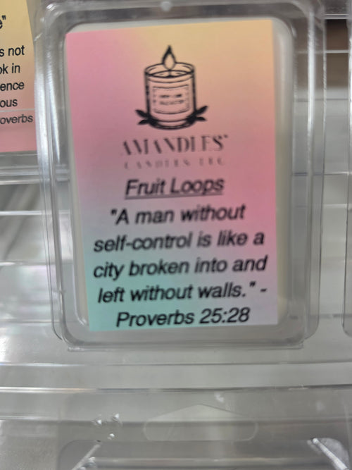 Amandles' Candles Fruit Loops Waxmelts