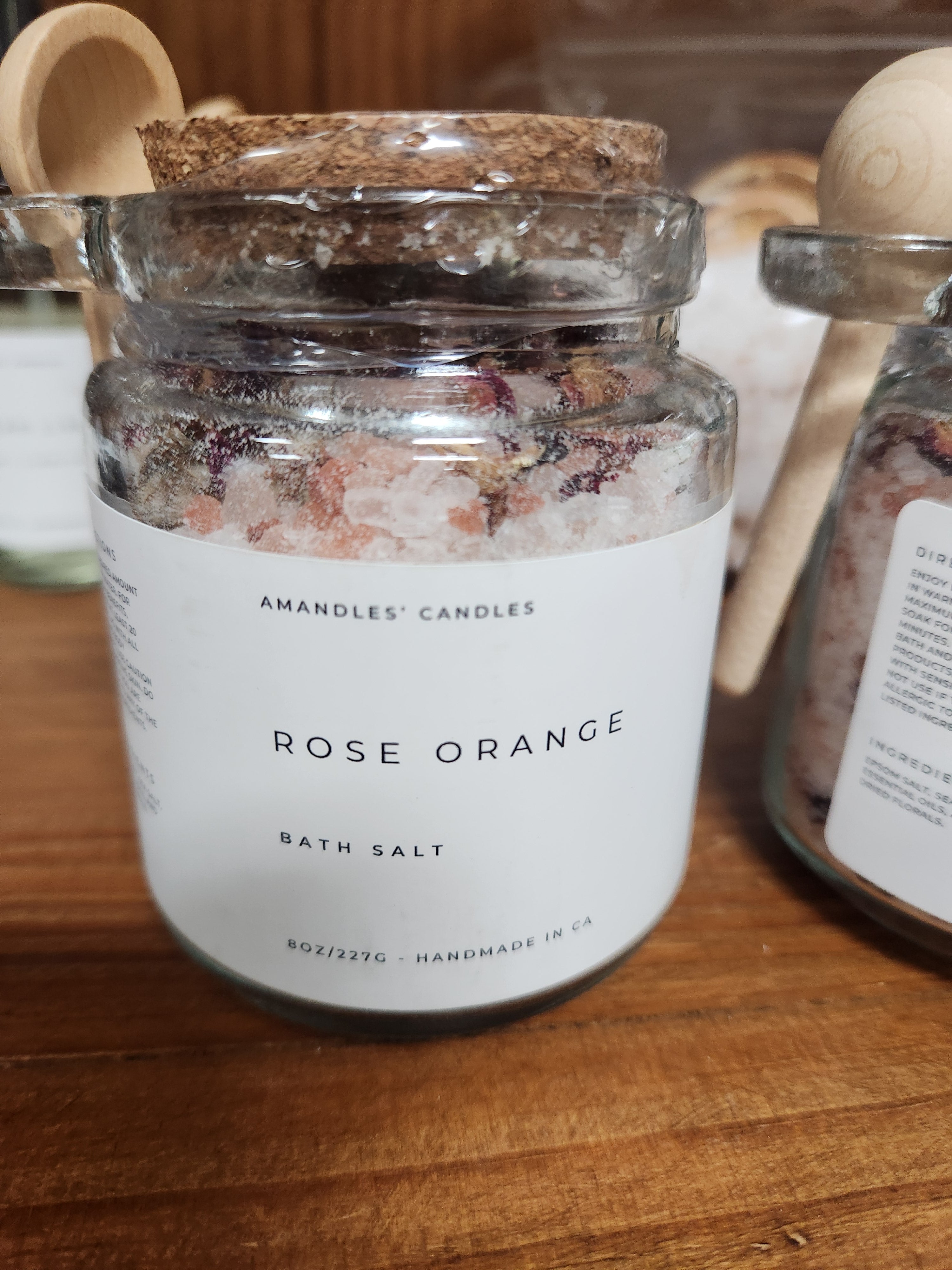 Amandles' Rose Orange Soak Bath Salts