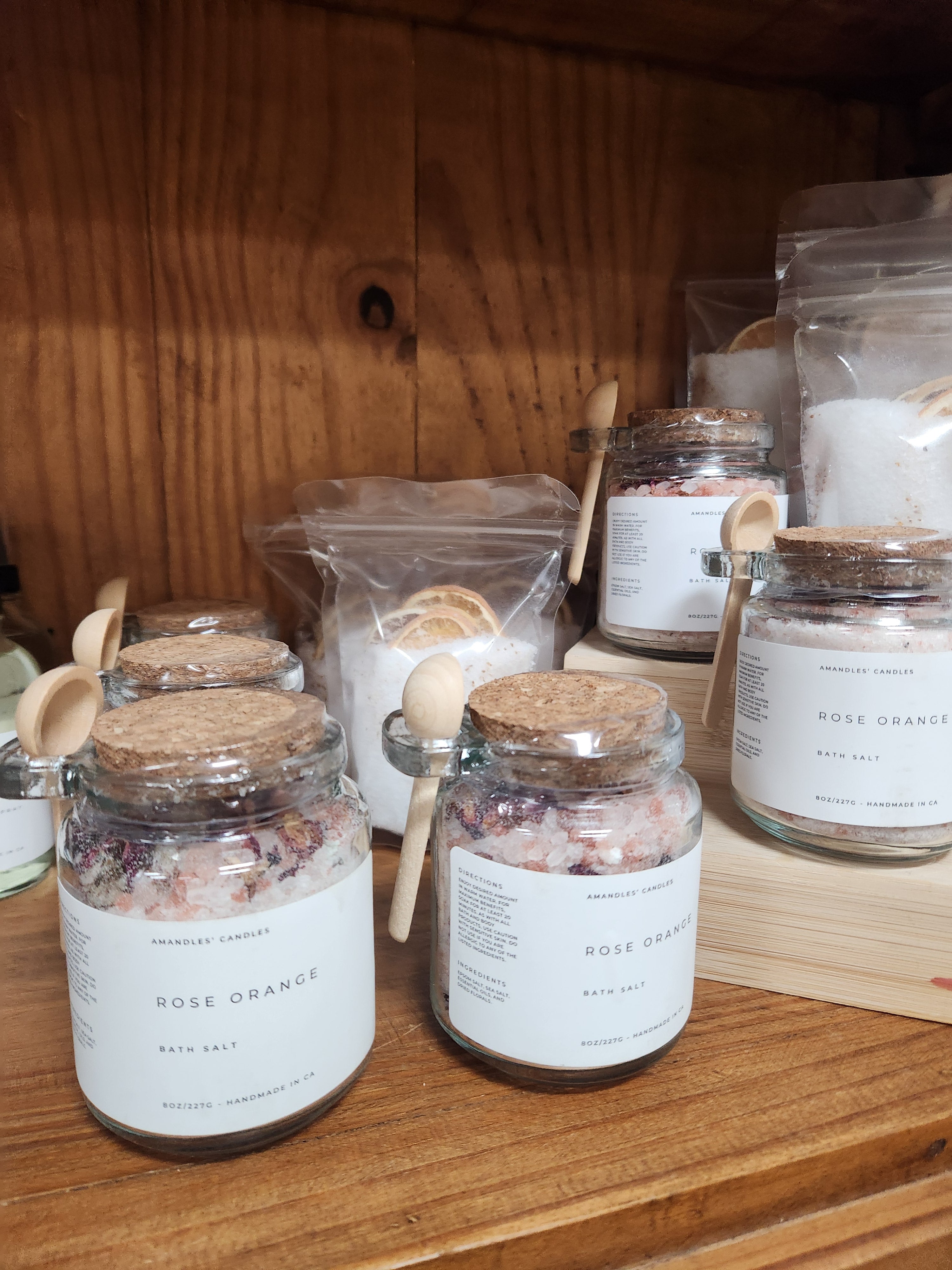 Amandles' Rose Orange Soak Bath Salts