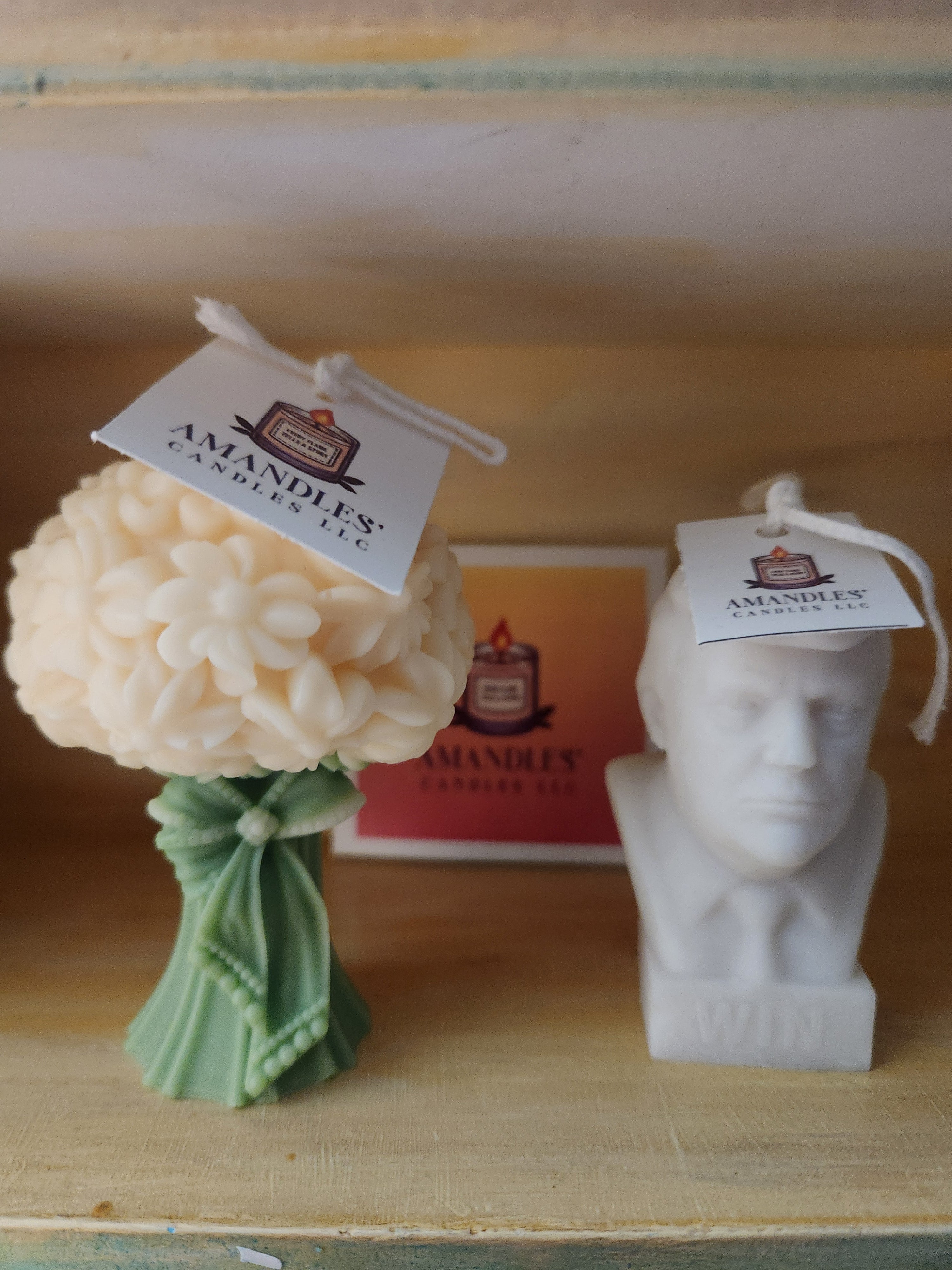 President Trump Shape Candle – Handmade Soy Scented Candle